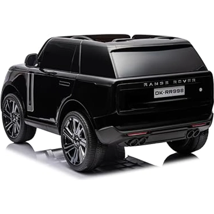 FINOOS Elektroauto Enfànt Range Rover, 12 V, 4 x Motor 12 V, 45 W, Kinderfahrzeug mit Fernbedienung, Bluetooth, Radio, USB, schwarz – Bild 4
