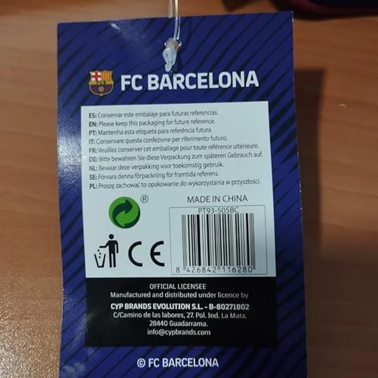 FC Barcelona Federmäppchen, kompakte Federmappe mit Reißverschluss und praktischem Stauraum für Schulzubehör – Bild 4
