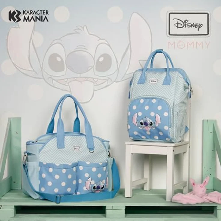 Karactermania Wickeltasche Disney Lilo & Stitch, flüssigkeitsabweisend, mit 5 Innenfächern und verstellbarem Schultergurt – Bild 4