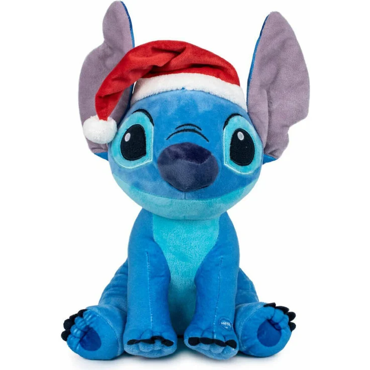 Play by Play Disney Stitch X-Mas Plüschtier, 26cm mit Sound, blau