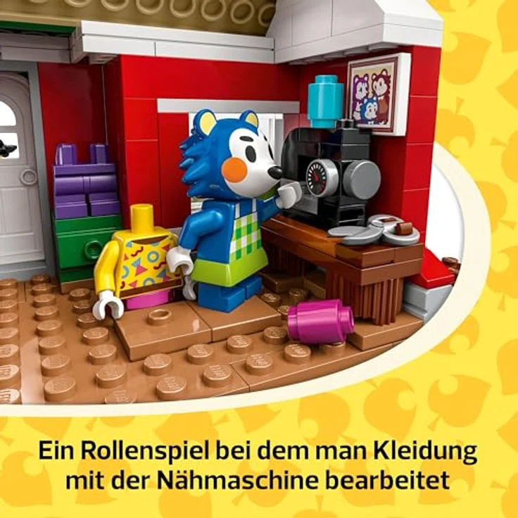 LEGO Animal Crossing Die Schneiderei der Schneiderschwestern, Bauset für kreative Rollenspiele, Geschenk ab 6 Jahren, Abenteuer Spielset 77055 – Bild 5