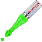 edding 8870 Bohrloch-Spraymarker by Marxman - 1 Marker - neongrün - Markierung von Bohrlöchern - von bis zu 50 mm tief - fluoreszierende Kreidefarbe
