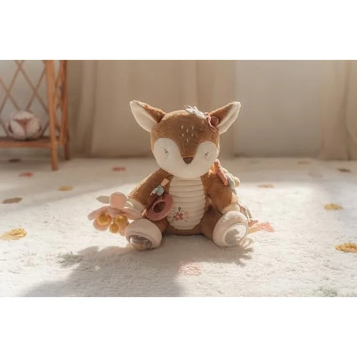 Little Dutch 9018 Activity Plüschtier REH - Fairy Garden, 25 cm, weiches Polyester, fördert die Neugierde ab Geburt – Bild 5