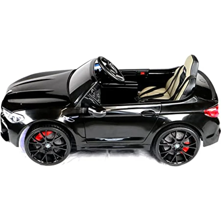 OTTO Elektro-Kinderauto "BMW M5" - lizenziert - 2 Motoren - Ledersitz - EVA Reifen - MP3, USB- und SD Kartenanschlüsse - Schwarz - Preisvergleich – Bild 5