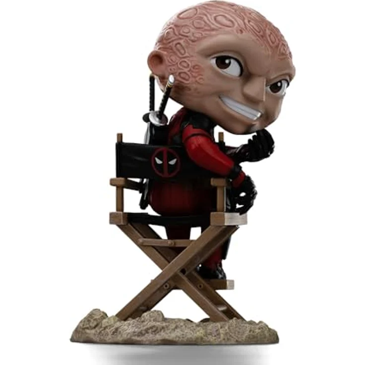 Iron Studios Deadpool Kunststatue, 1/10 Maßstab, unmaskiert, Minico Polystone-Harz, mehrfarbig, 13,7 cm – Bild 1