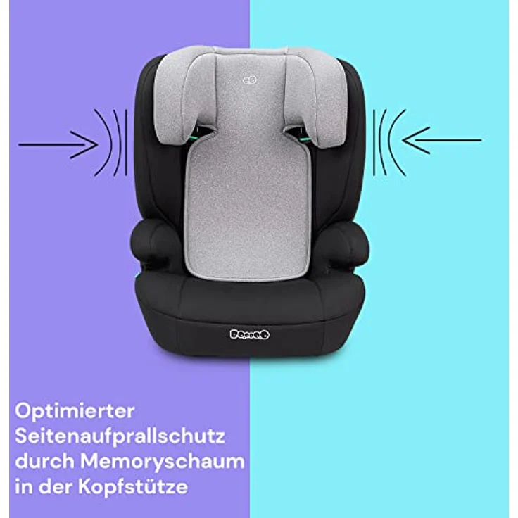 BooBoo Autokindersitz Safety Oslo, Kindersitz ohne Isofix, ab 4 Jahren, bis 12 Jahre, für Kinder von 100 bis 150 cm – Bild 6