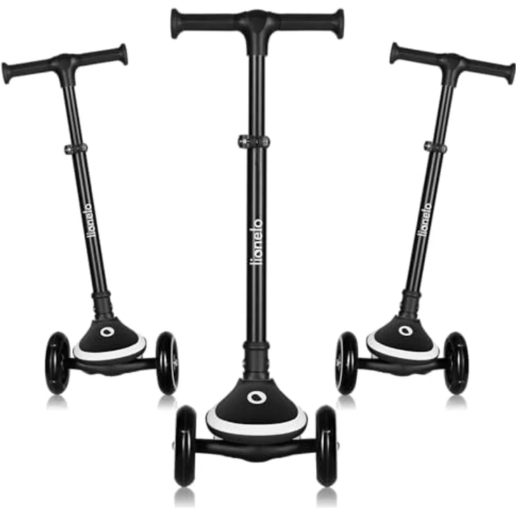 lionelo Dreiradscooter MEY, LED-Deck, faltbare Lenkstange, Tragegriff, bis 50 kg, für Kinder ab 3 Jahren – Bild 4
