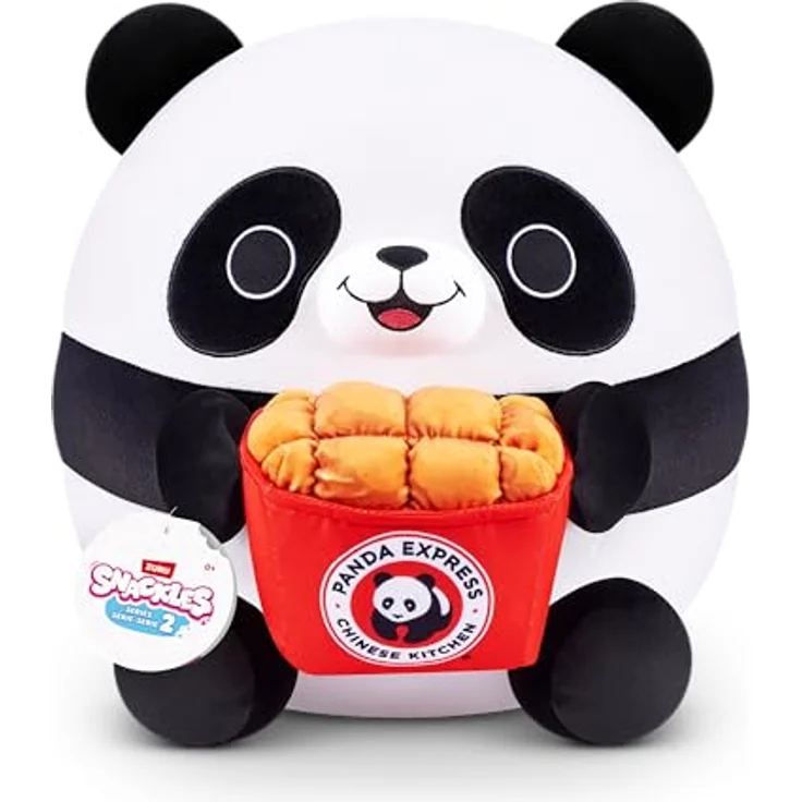ZURU Snackles Serie 2, 35 cm Kuschelig-weiches Plüschspielzeug mit Snackmarken-Accessoire (Andy) für kreative Sammler – Bild 1