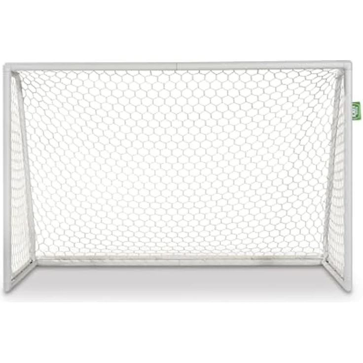 EXIT Scala Aluminium-Fußballtor, 180x120cm, Leichtgewicht, Rostfreies Aluminium, Professionelles Gartenfußballtor, PVC-frei, Weiß – Bild 1