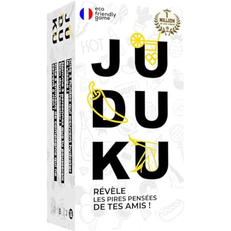 ATM Gaming Jududuku, Erwachsenen Brettspiel mit 480 Chili-Karten, für 2-10 Spieler, 15-45 Minuten Spielzeit, ab 16 Jahren, hergestellt in Frankreich – Bild 1