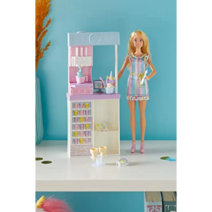 Mattel - Barbie Eisdiele mit Puppe – Bild 2