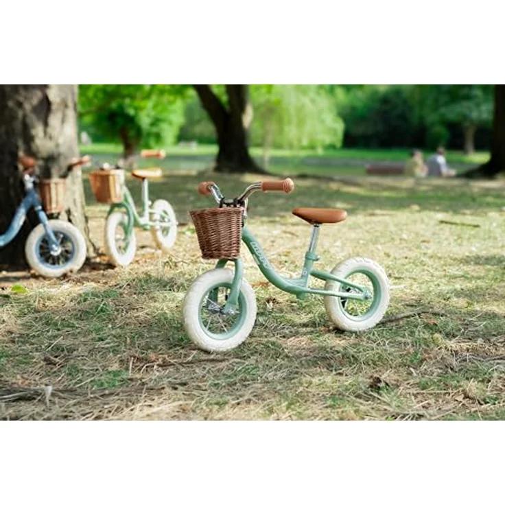 Huffy Vintage Laufrad 10 Zoll, Grün - Laufrad ohne Pedale für Kinder, mit bezauberndem Design und gepolstertem Sattel – Bild 3