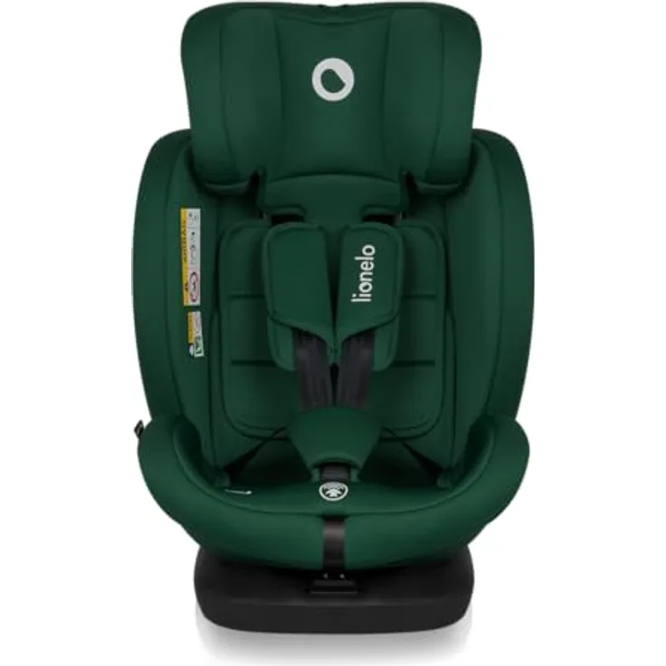 lionelo Autokindersitz BASTIAAN I-SIZE, i-Size / 0-36 kg / Isofix + Top Tether, ab Geburt bis 12 Jahre, Memory Foam, schwarz