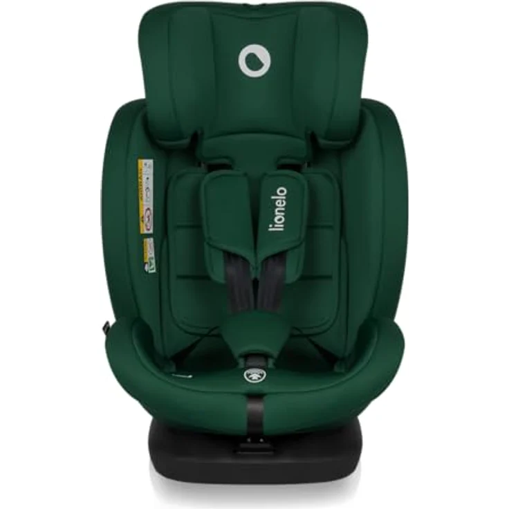 lionelo Autokindersitz BASTIAAN I-SIZE, i-Size / 0-36 kg / Isofix + Top Tether, ab Geburt bis 12 Jahre, Memory Foam, schwarz – Bild 1