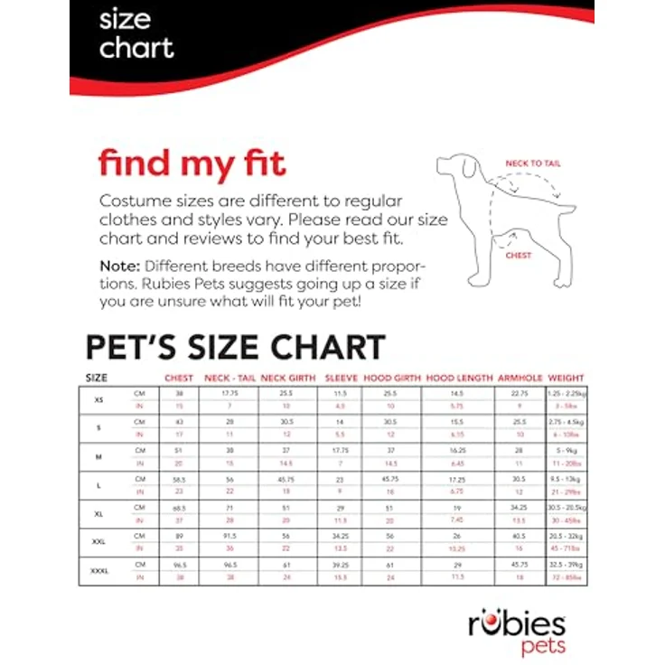 Rubies Wonder Woman Hundekostüm (XXL), zweiteiliges Outfit für kleine Hunde in leuchtendem Rot, 100% Polyester – Bild 5