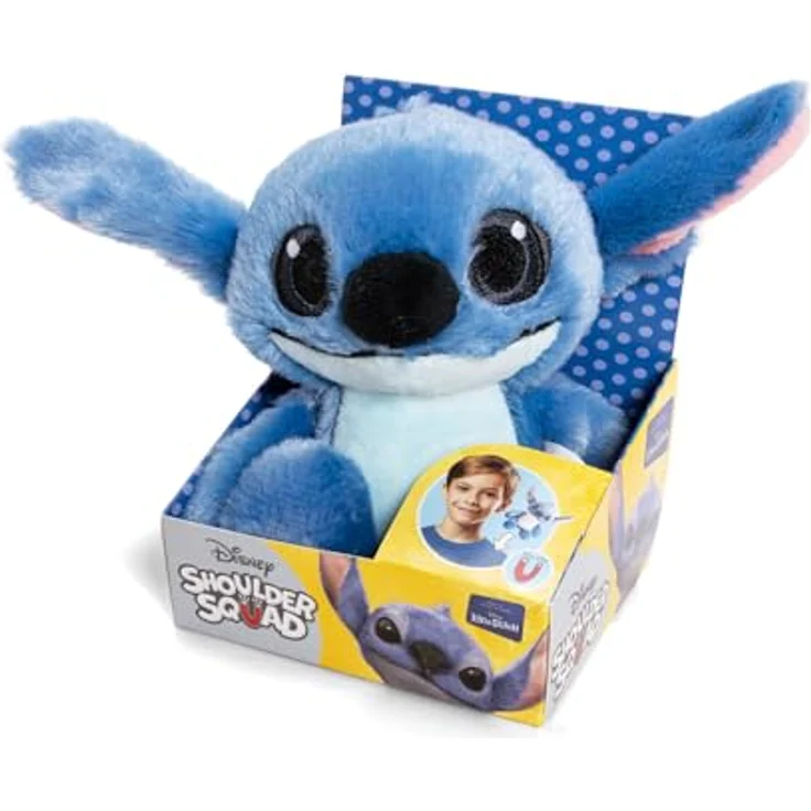 Simba Toys Disney Stitch The Movie Plüschtier Schulter, 12 cm, weiches Wohnaccessoire für Lilo und Stitch Fans – Bild 9