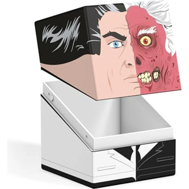 DC Comics Squaroes Squaroe Batman: Gotham City GC011 – Two-Face, Sammelbox für bis zu 100 Karten, Deutschland – Bild 4