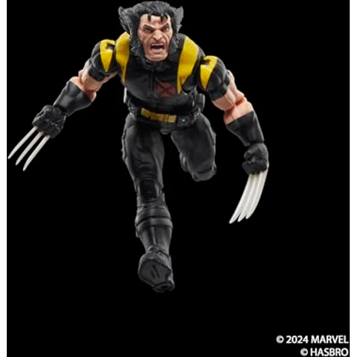 Hasbro Marvel Legends Wolverine X-Treme X-Men Figur, 15 cm, vollbeweglich mit 4 Accessoires – Bild 5
