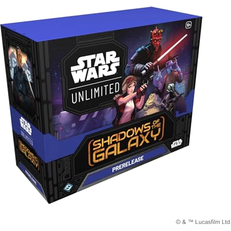 Fantasy Flight Games Star Wars: Unlimited - Shadows of the Galaxy Prerelease Box - Sammelkartenspiel mit 6 Boostern und exklusiven Promo-Karten von Der Mandalorianer und Moff Gideon – Bild 1