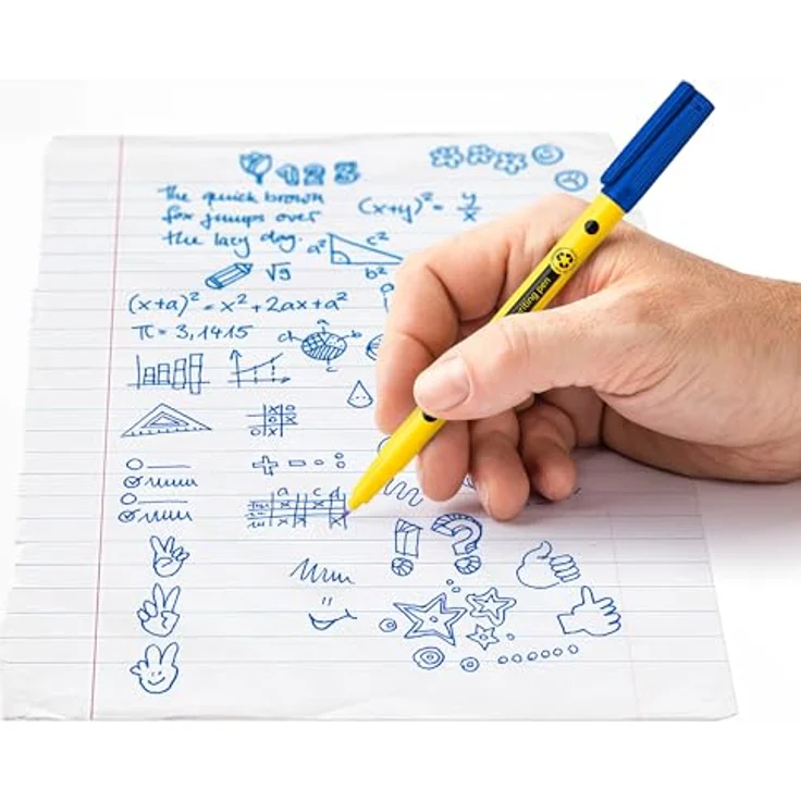 Staedtler Noris Writing Pen 307, Fineliner in Blau mit druckbeständiger Spitze und DRY SAFE Technologie – Bild 6