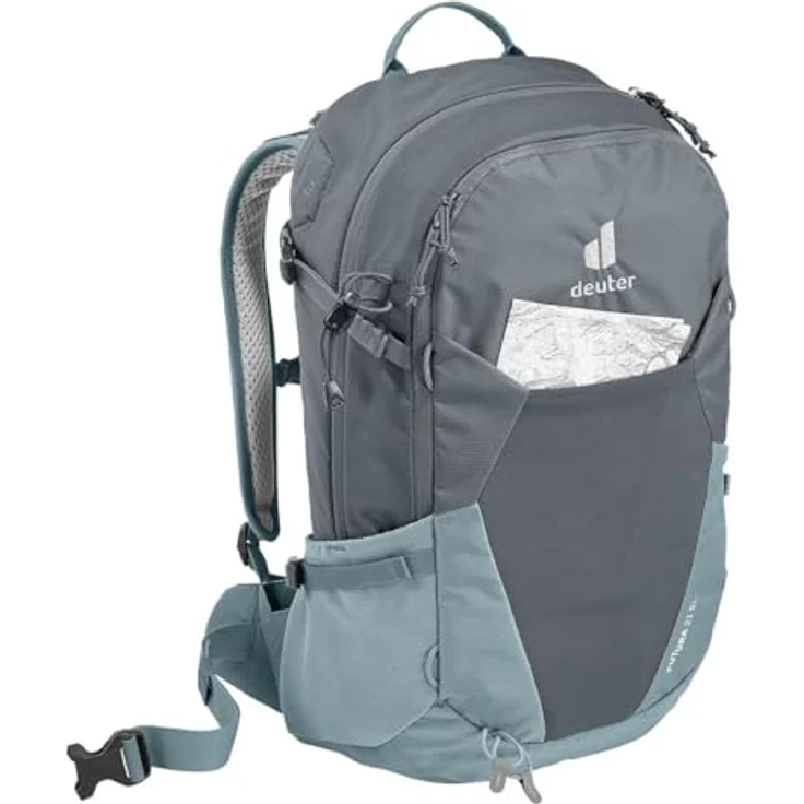 deuter Wanderrucksack FUTURA 21 SL, leichter Damenrucksack mit Aircomfort Rückensystem und elastischer Fronttasche – Bild 4