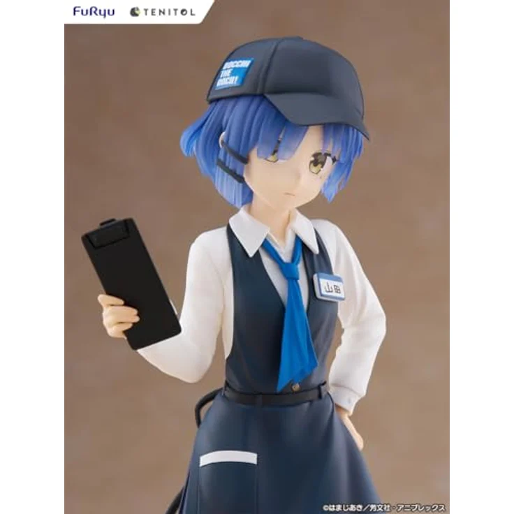 FuRyu Bocchi the Rock! Tenitol PVC Statue Ryo Yamada Cafe Style Ver. 21 cm, detailreiche Sammelfigur in bedruckter Box – Bild 10
