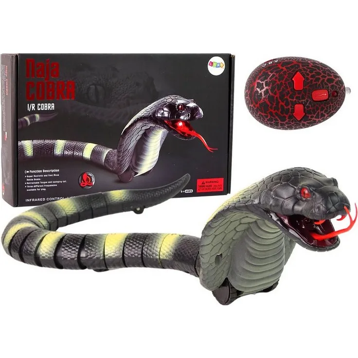 Wisam RC-Auto Ferngesteuerte Cobra-Schlange, Kinderfahrzeug mit Beleuchtung und Soundfunktionen, Kunststoff