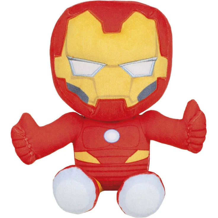 Tinisu Marvel Avengers Iron Man Kuscheltier, 30 cm Plüschfigur aus weichem Stoff, hochwertig und detailliert verarbeitet