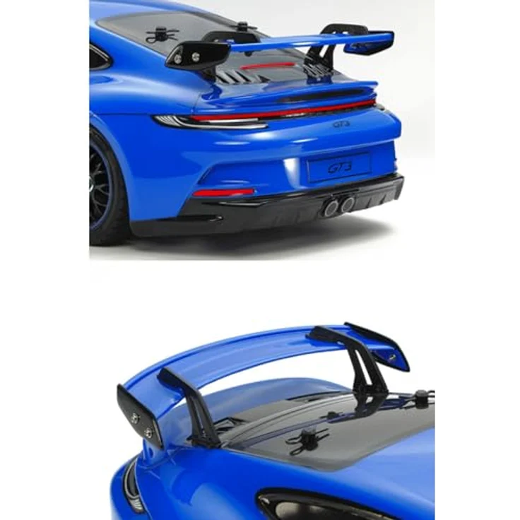 TAMIYA 47496 1:10 RC Porsche 911 GT3 (992) Blau TT-02 - Bausatz mit vorlackierter Karosserie und robustem TT-02 Chassis – Bild 4