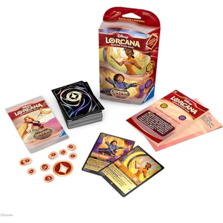 Ravensburger Spielverlag Disney Lorcana Domäne von Dschafar Starter Deck Tiana & Bruno, Sammelkarten Deutsch – Bild 2