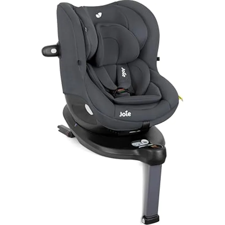 Joie Reboarder-Kindersitz i-Spin 360, rückwärtsgerichtet ab Geburt bis 4 Jahre (40 - 105 cm), mit Isofix-Basis & Sitzverkleinerer, Thyme
