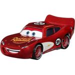 Disney Cars Radiator Springs Lightning McQueen HTX82, Spielzeug-Rennwagen im Maßstab 1:55 aus Metall, geeignet für Kinder ab 3 Jahren