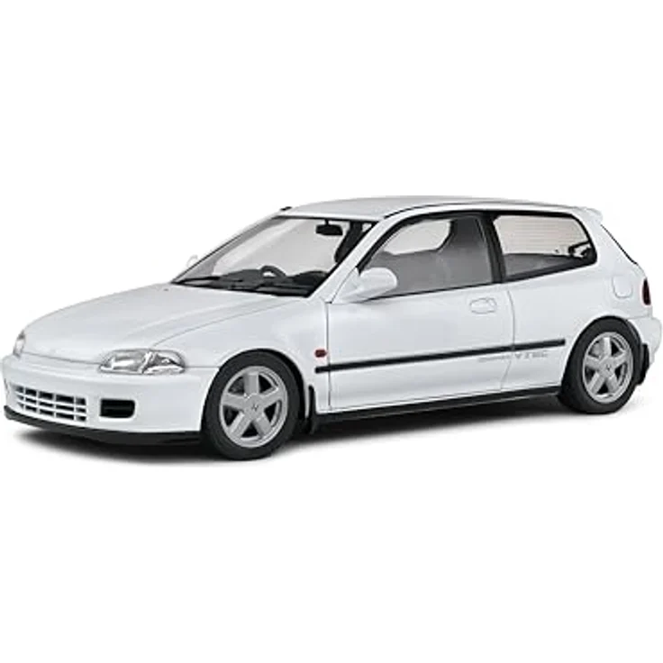 Solido 1:18 Honda Civic (EG6) 1991, Modellfahrzeug in Weiß, Die-cast mit Fensterkarton und Kunststoffsockel – Bild 1