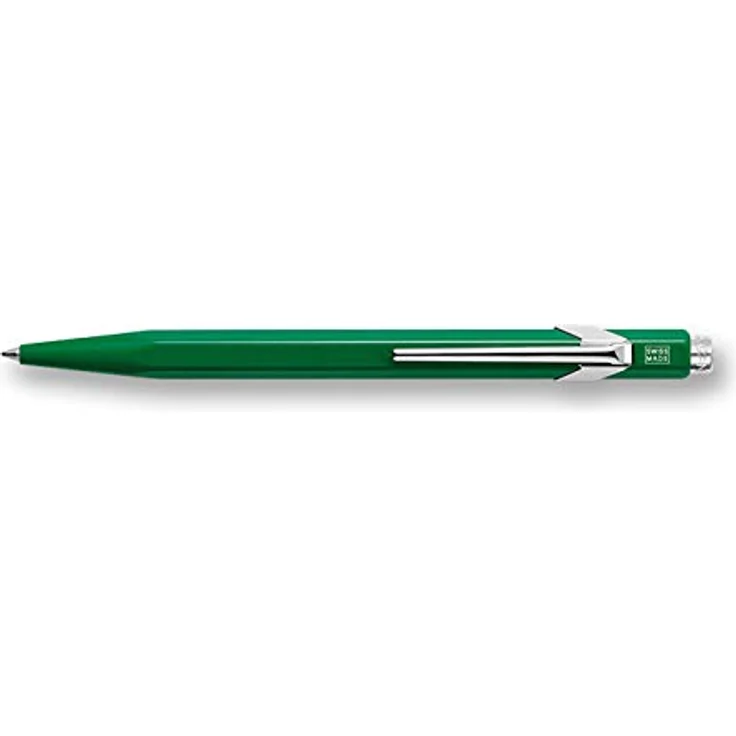 Caran d'Ache 849 Classic, Druckkugelschreiber in Grün, nachfüllbar, leichtmetall-Schaft – Bild 2