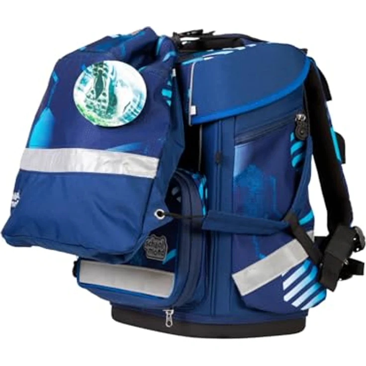 SCHOOL-MOOD® Schulranzen Champion Maxx Pro, Farbe Jonas, ergonomisch, mit viel Stauraum – Bild 8