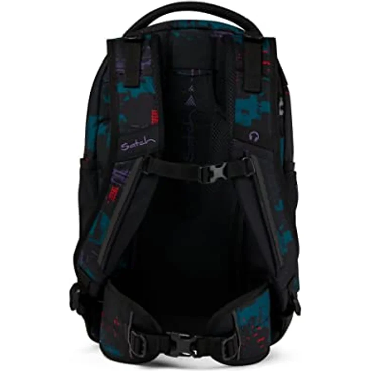 Satch Pack Schulrucksack Set 3tlg. mit Schlamperbox und Sportbeutel, 30 Liter, Night Vision, 100% Recyclingmaterial – Bild 5