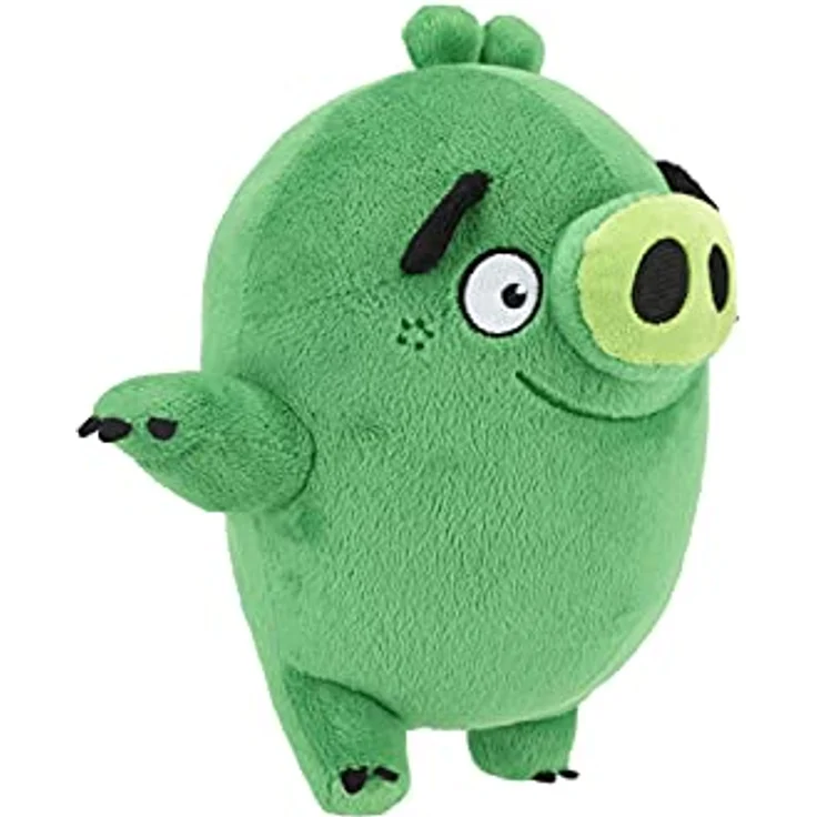 Angry Birds Plüsch Kuscheltier - Grünes Schwein, 25 cm, weich und kinderfreundlich – Bild 2
