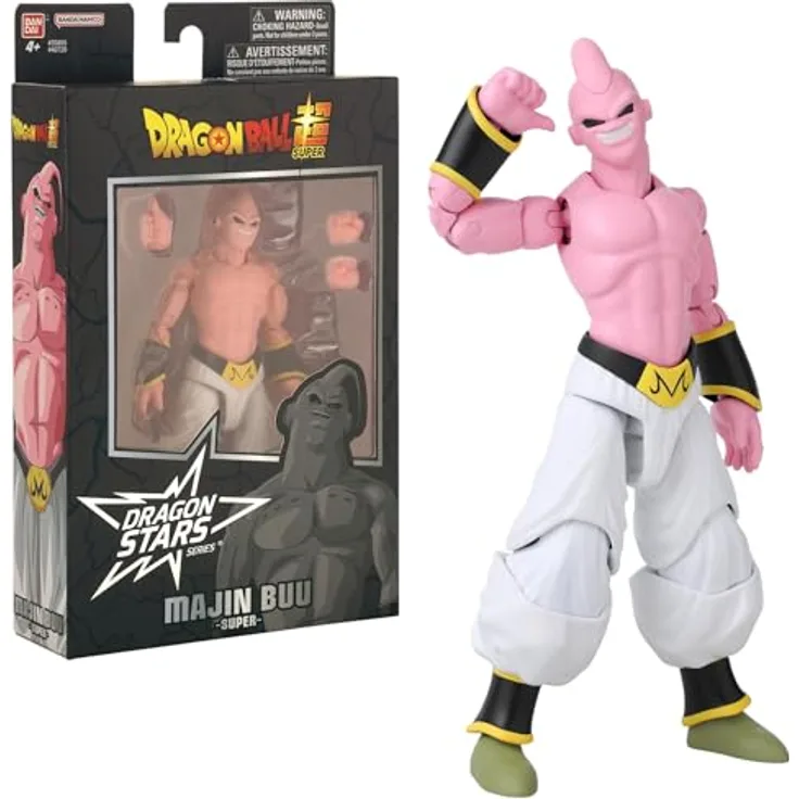 BANDAI Dragon Ball Super Dragon Stars Actionfigur Majin Buu Aku, 17 cm, bewegliche Sammelfigur mit 5 Gelenkpunkten, mehrfarbig