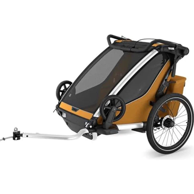 Thule Chariot Sport 2, Multifunktionaler Veloanhänger mit einhändig umwandelbarem Kinderwagen und sicherer Ein-Klick-Befestigung – Bild 6