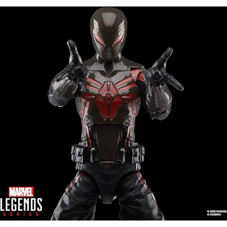 Hasbro Marvel Legends Spider-Man 2, Miles Morales Brooklyn 2099 Actionfigur, 15 cm, mit 6 Accessoires und beweglichen Gelenken – Bild 4