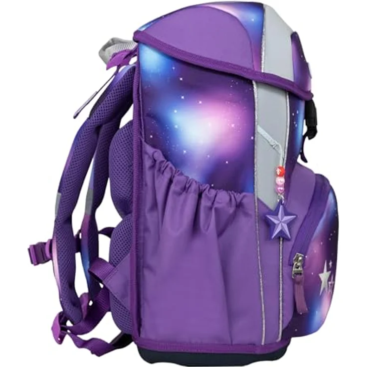 Belmil Schulranzen Kinderrucksack Maxi, ergonomisches Set 5 tlg. mit Brustgurt, wasserabweisend, 22 L, für Grundschule 1. - 3. Klasse – Bild 5