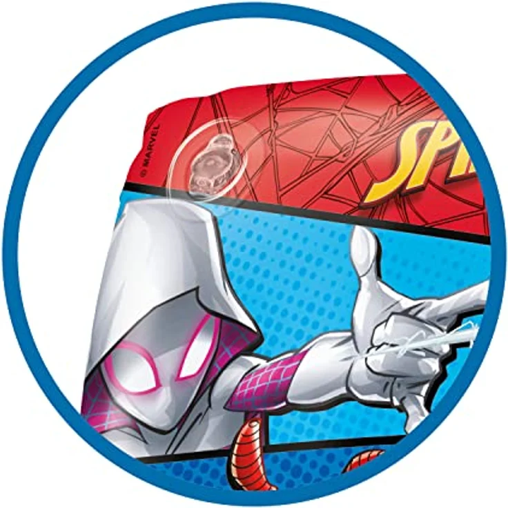 Mondo Toys SPIDERMAN Arm Bands, Sicherheitsarmlehnen aus PVC für Kinder, 2 Luftkammern, geeignet für 2-6 Jahre (6-20 kg), elastisch und sicher – Bild 2