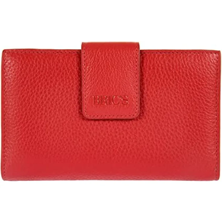 Bric's - Brieftasche Riemen Marmolada, Rot, 15,5x9,5x3,5 cm
