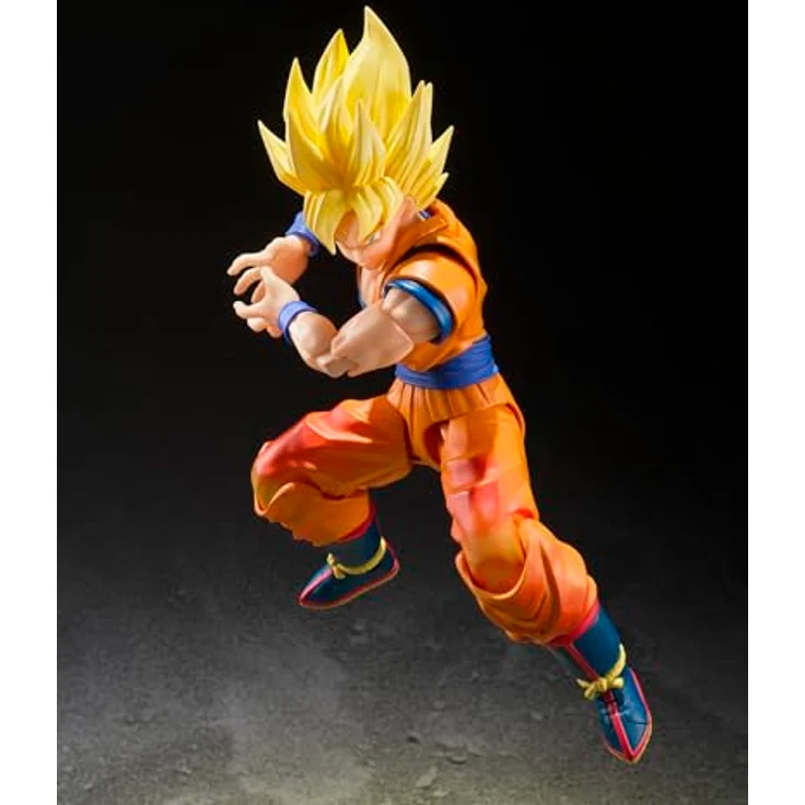 Bandai Dragon Ball Z S.H.Figuarts Actionfigur Super Saiyan Son Goku The Games Begin Ver., 15 cm, detailreich inkl. Zubehör – Bild 6