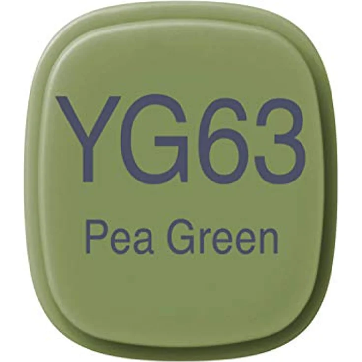 Copic Classic Marker Typ YG - 63, Pea Green, professioneller Layoutmarker mit dualem Spitzensystem, schnelltrocknend – Bild 3