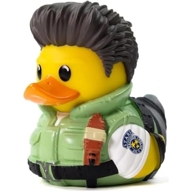TUBBZ Box-Ausgabe Chris Redfield Sammler-Vinyl-Gummiente Figur - Offizielles Resident Evil Merchandise, 9 cm groß, TV, Film & Videospiele – Bild 1