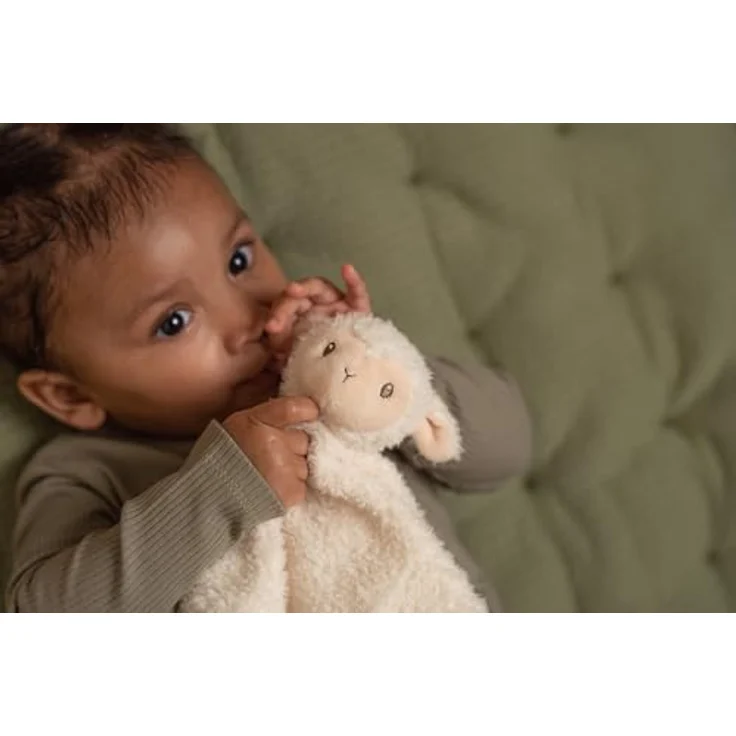 Little Dutch 8802 Schmusetuch Kuscheltuch Schaf - Little Farm weiß – Bild 5