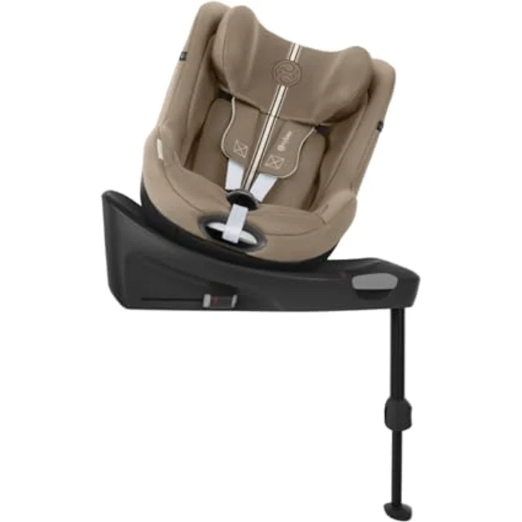 Cybex Sirona Gi Plus i-Size, Reboard Kindersitz mit 360° Drehung und Luftzirkulation, Modell 2025, Almond Beige – Bild 5