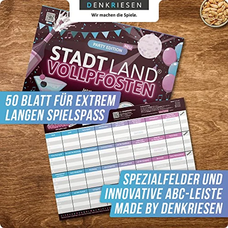 VOLLPFOSTEN® - Party Edition STADT LAND VOLLPFOSTEN® - PARTY EDITION - ""Jetzt geht’s rund. "" – Bild 4