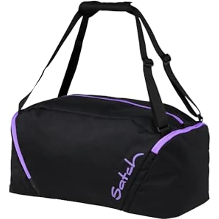 satch Sporttasche 46 cm, Kindersporttasche aus 100% Polyester, schwarz